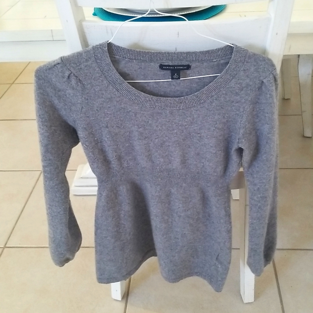 Super cute grey sweater by Banana Republic